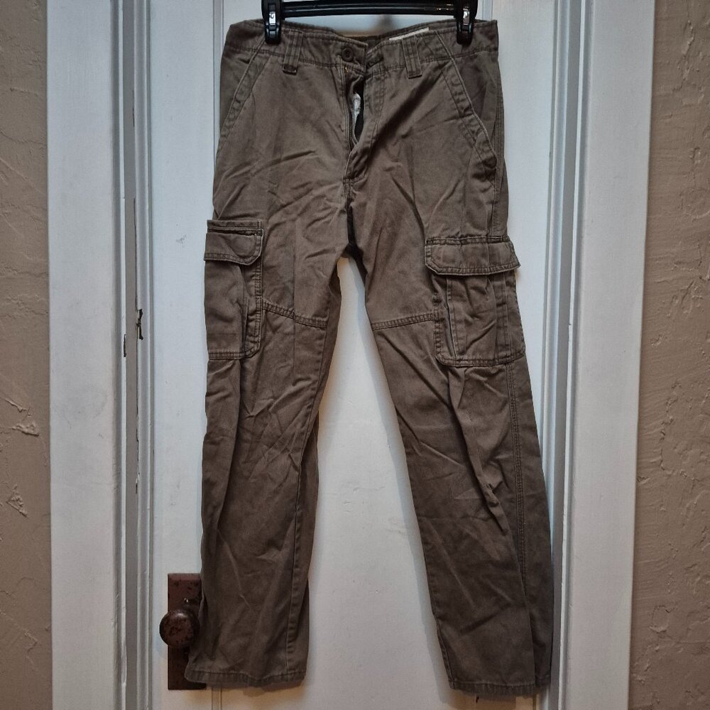 Wrangler Relaxed Fit Brown Cargo pants - 100% cotton - 30 X 32